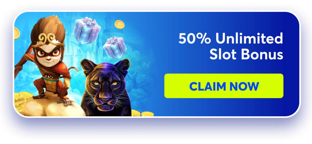 50% slot bonus en